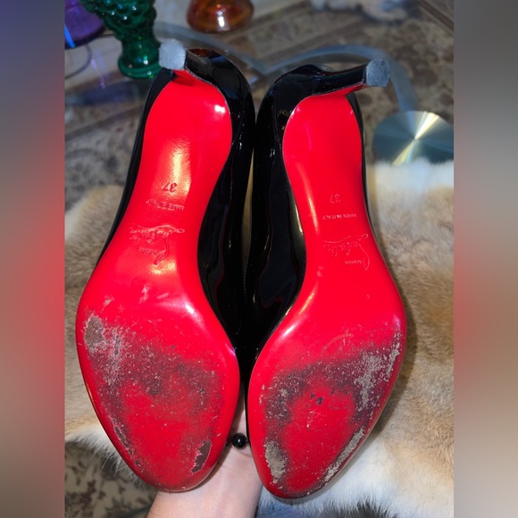 Christian Louboutin Patent
Leather Pumps It 37 black 85mm - Picture 4 of 15
